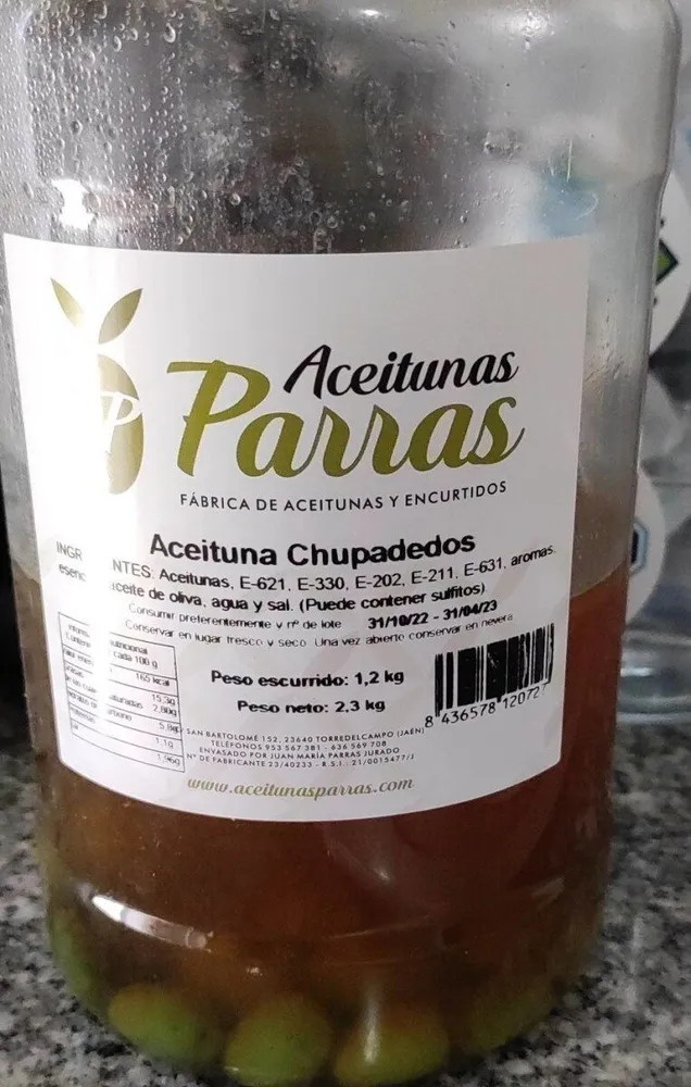Aceitunas Chupadedos