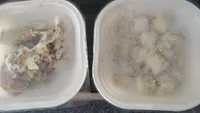 Pollo asado al limón con rústicas