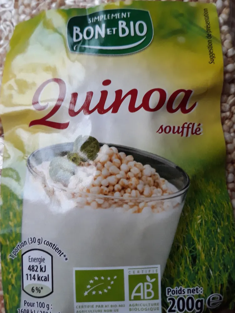 Quinoa soufflé