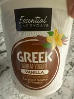 Greek nonfat vanilla yogurt