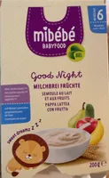 Semoule au lait et aux fruits