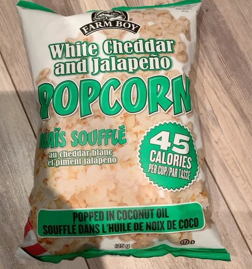 Farm Boy White Cheddar Jalapeno Popcorn