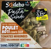 Pasta salade poulet roti