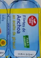 Filetes de anchoa en aceite de girasol