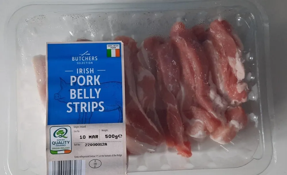 Irish Pork Belly Strips