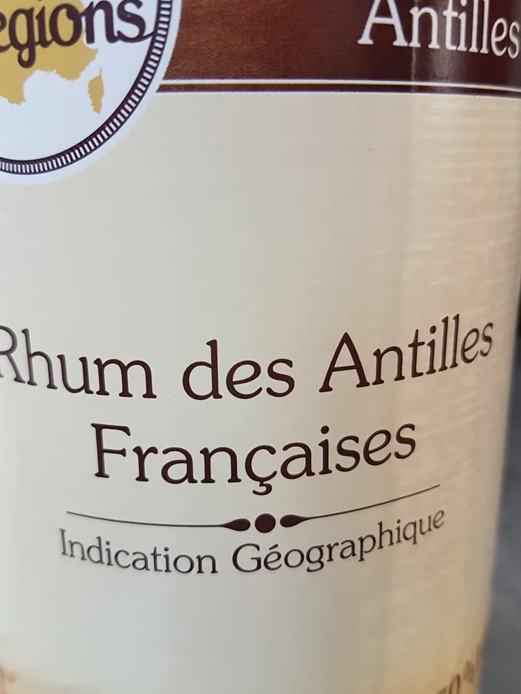 rhum des Antilles françaises