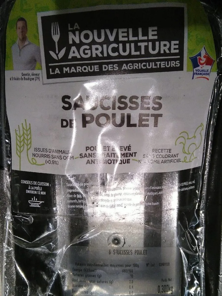 Saucisses de poulet