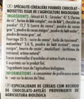 Cereales fourres noisette