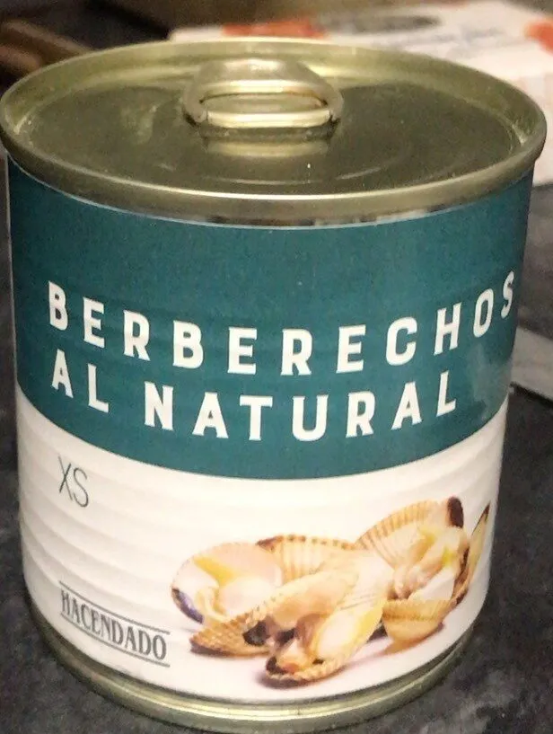 Berberechos al natural