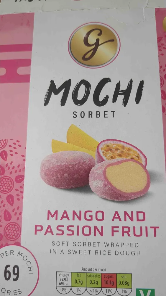 Mochi Sorbet Mango and Passion Fruit
