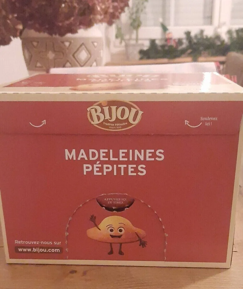 Madeleine pepites de chocolat