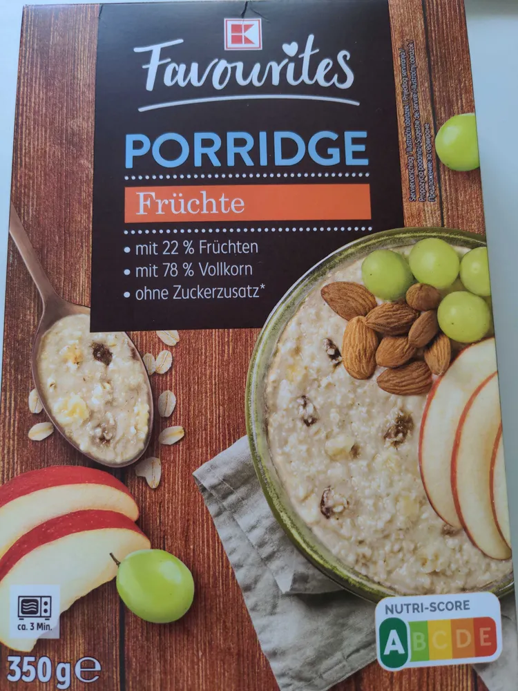 Favourites Porridge Früchte