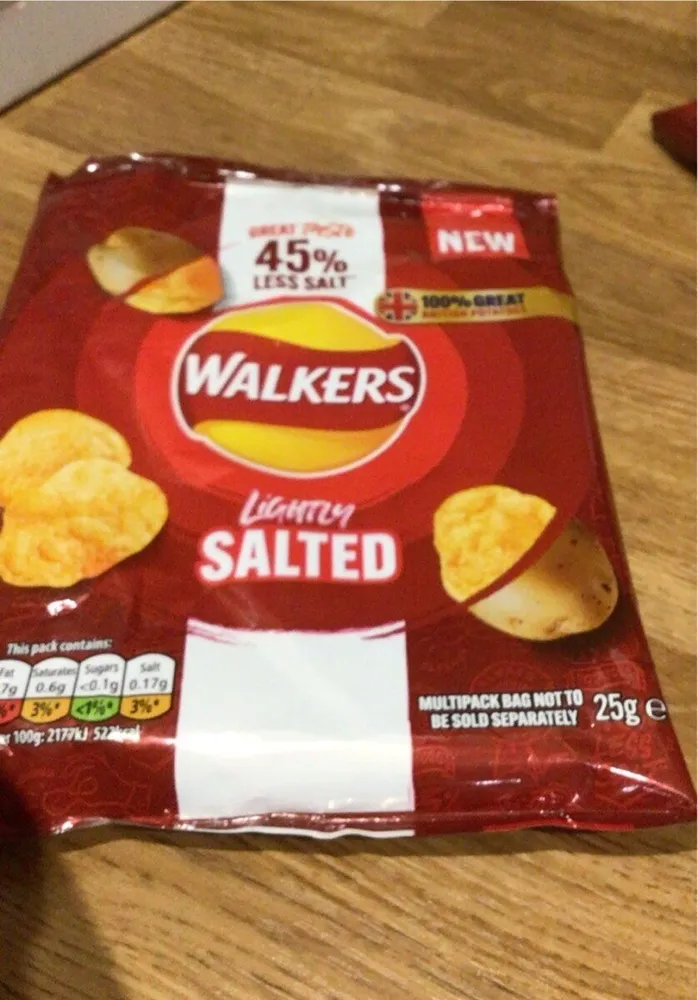 Ready salted crisp