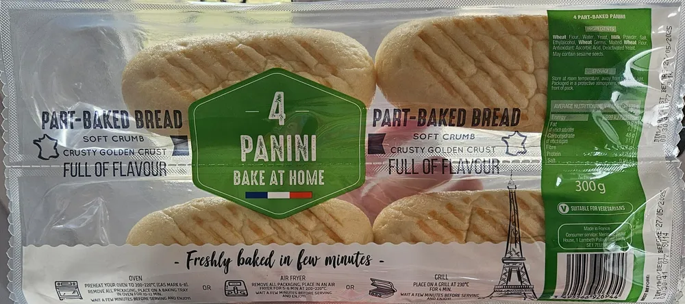 4 PANINI BAKE AT HOME