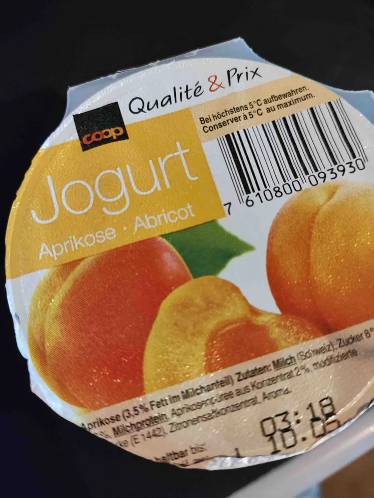 Jogurt Aprikose