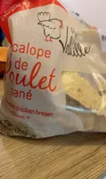 Escalope de poulet pané