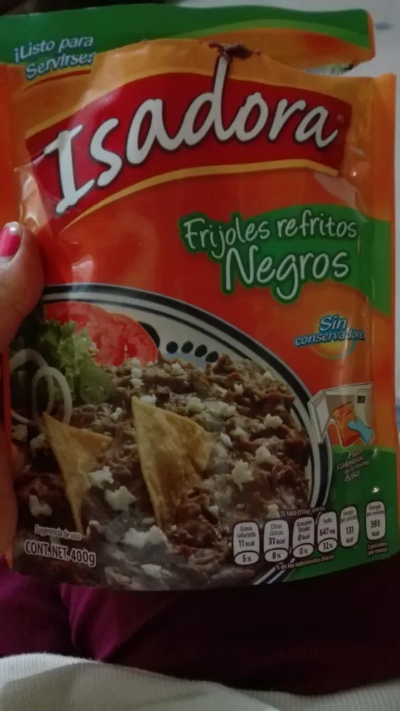 Frijoles refritos negros