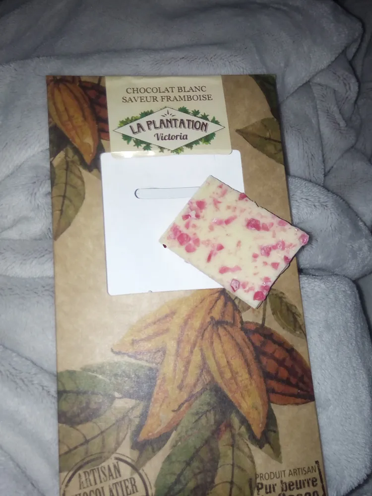 chocolat blanc saveur framboise