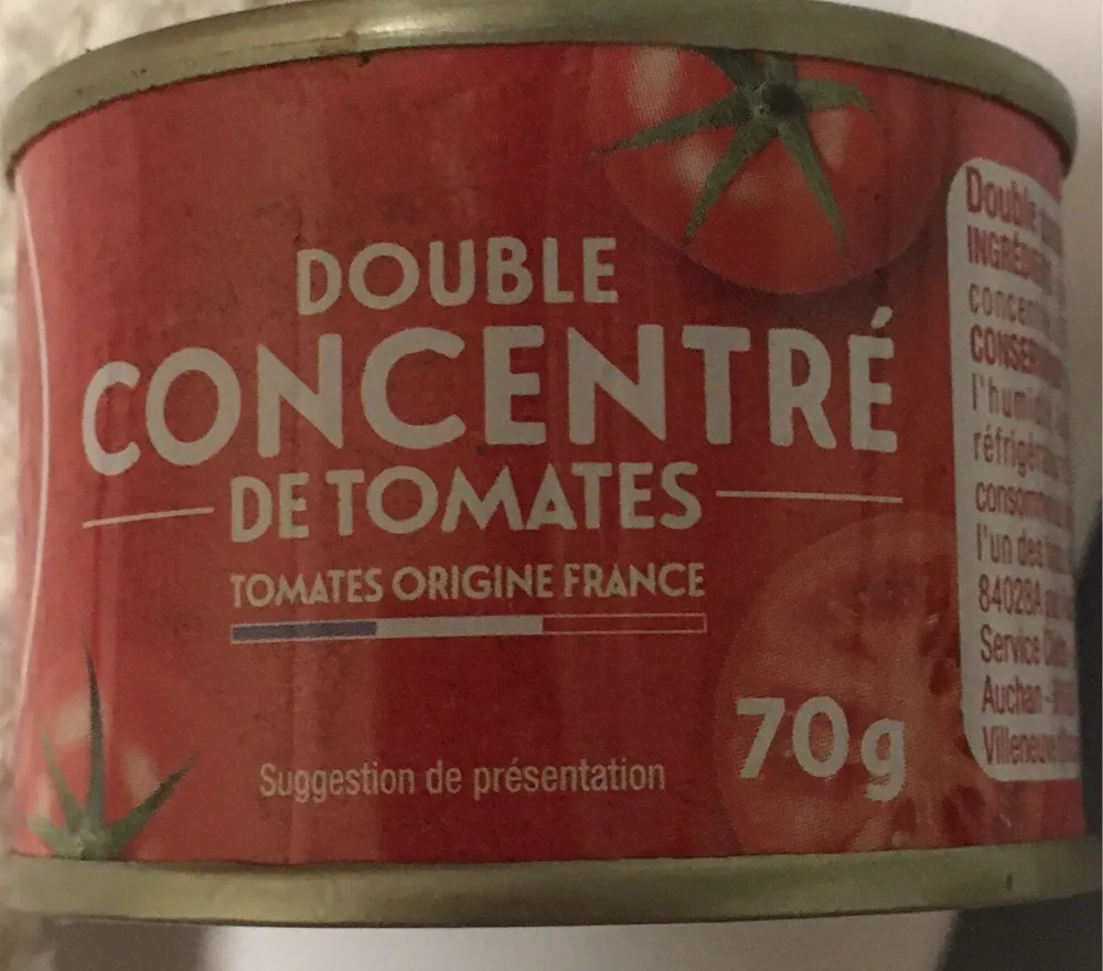 Double concentré de tomates
