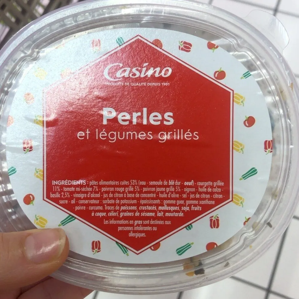 perles et legumes grillés