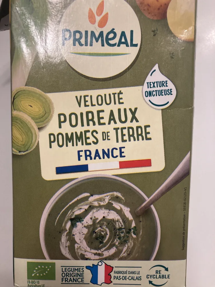 VELOUTÉ POIREAUX POMMES DE TERRE