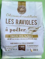 Les ravioles à poêler trois fromages