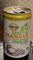 Bio short de mangue gingembre citron vert