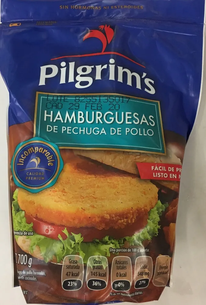 Hamburguesas de pechuga de pollo Pilgrim's