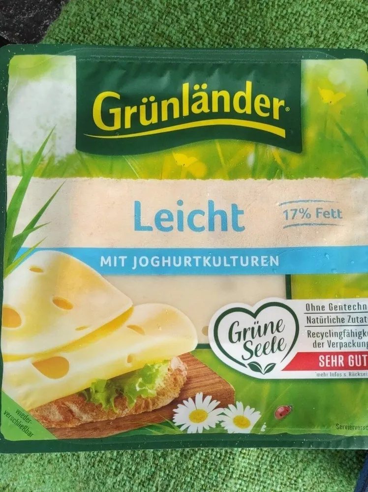 Grünläder leicht mit Joghurtkulturen