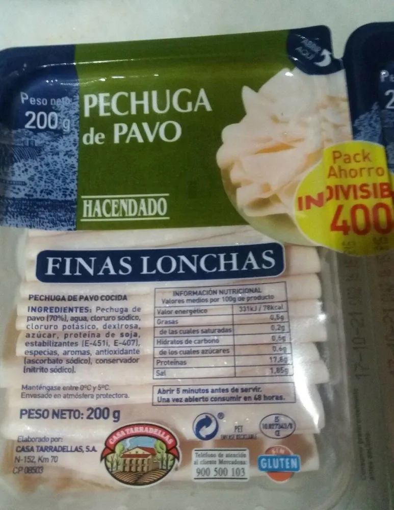 Pechuga de pavo