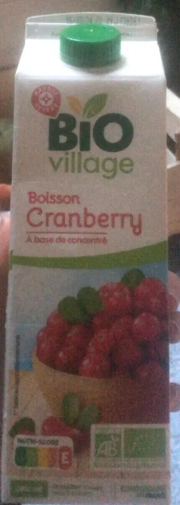 Boisson Cranberry