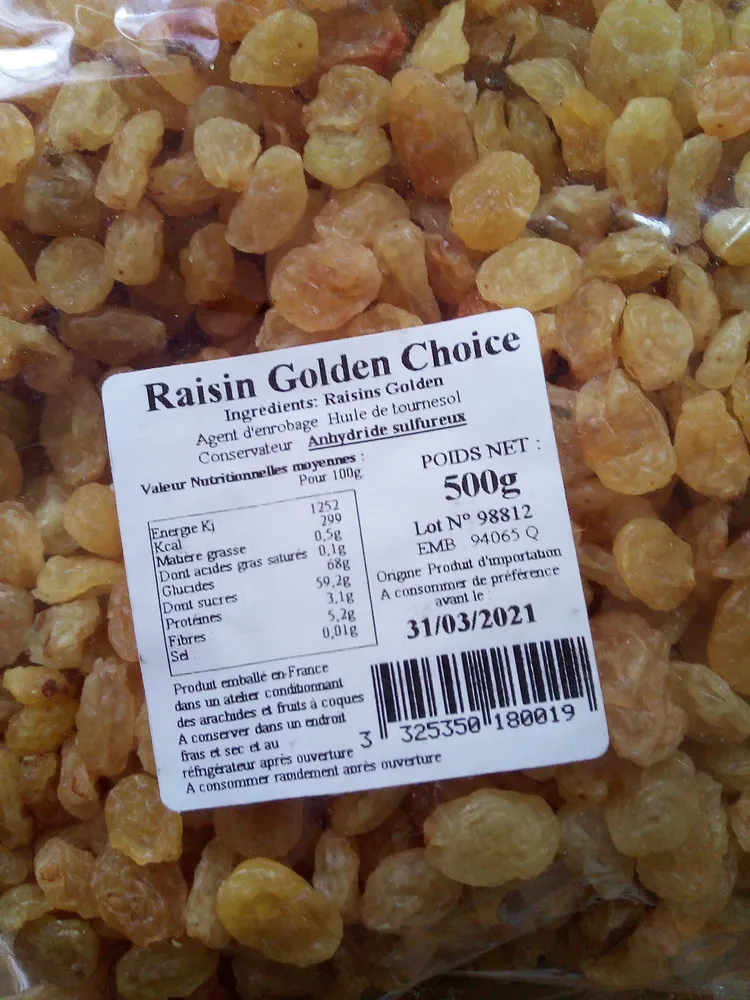Raisin Golden Choice