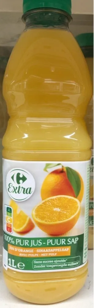 100% Pur jus avec Pulpe