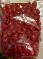 Dragees coeurs rouge