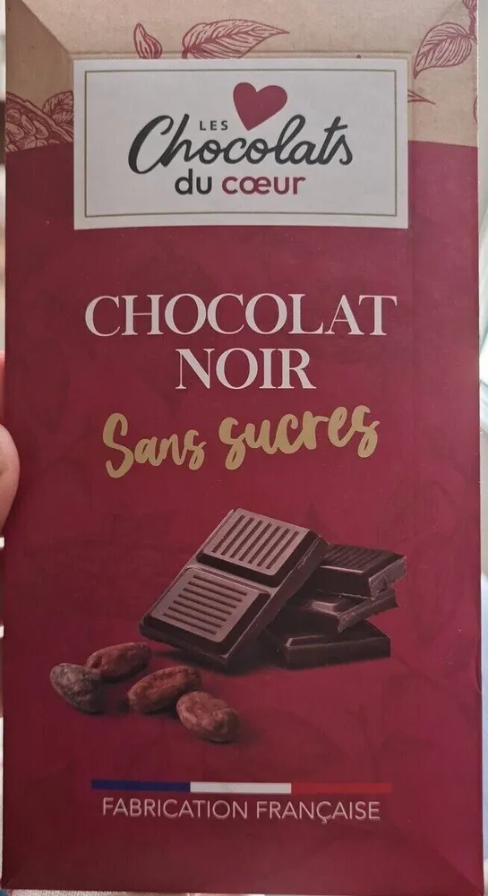 Chocolat noir sans sucres
