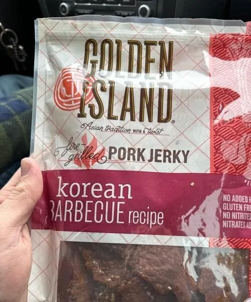 Fire grilled pork jerky  Korean BBQ