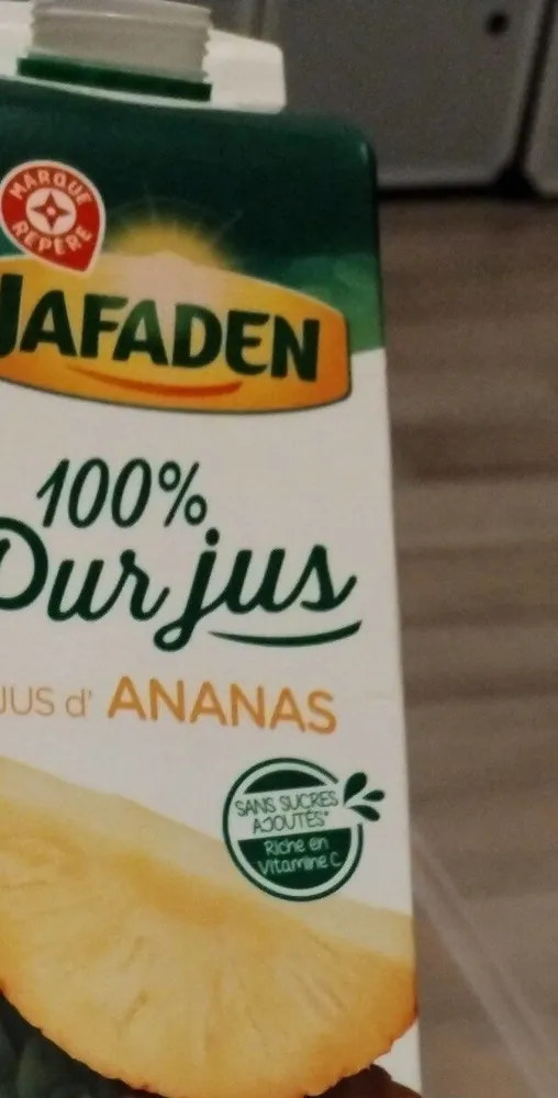 100% pur jus d'ananas