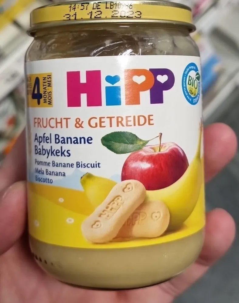 Pomme banane  biscuit