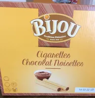Cigarettes chocolat noisette