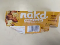 raw fruit & nut bar PEANUT DELIGHT CACAHUÈTES