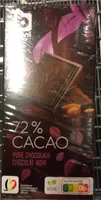 Pure chocolat noir 72%