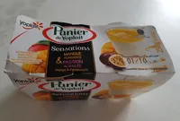 Panier de yoplait Sensations