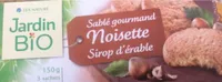 Sablé gourmand noisette