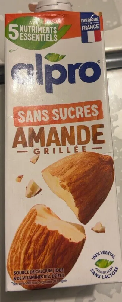 Lait Amande Grille Sans Lactose