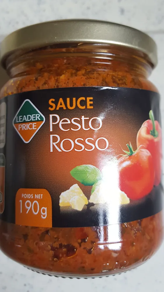 sauce pesto Rosso