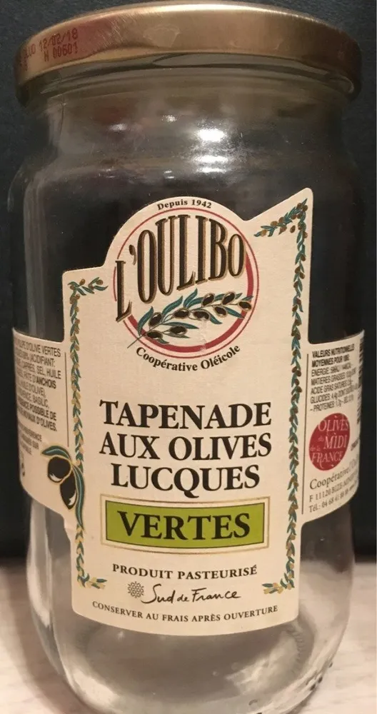 Tapenade aux olives lucques