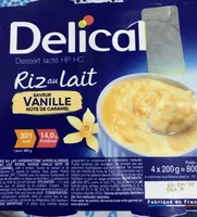 Riz au lait saveur vanille