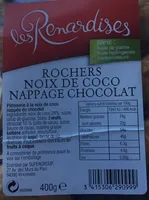 Rochers noix de coco nappage chocolat