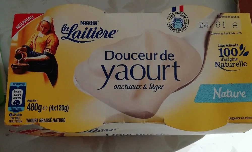 Douceur de yaourt onctueux et léger