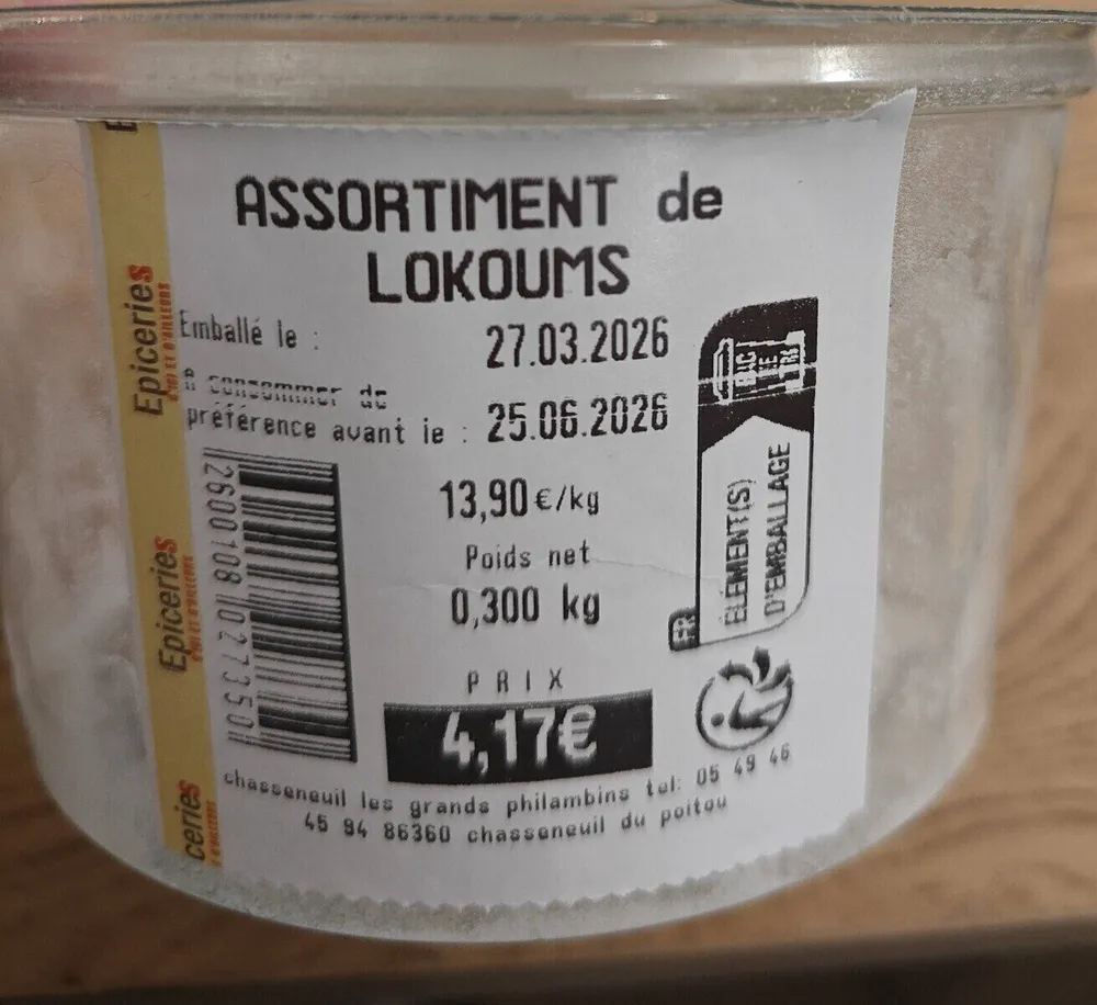 Assortiment de Lokoums